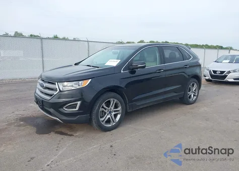 2015 Ford Edge Titanium from USA, damaged, VIN 2FMTK4K84FBB00946